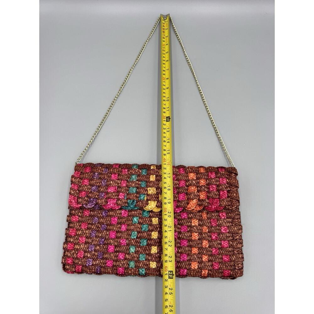 Colorful Woven Purse Shoulder Bag - Picture 7 of 7